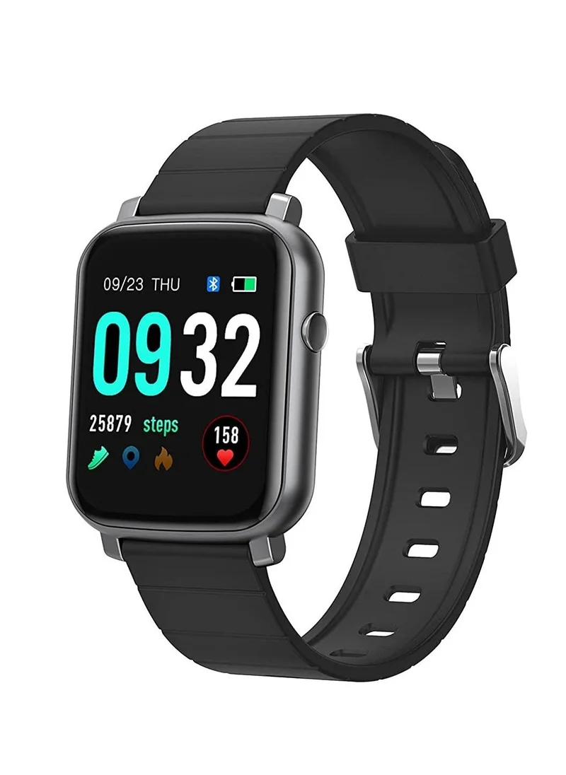 French Connection F1 Unisex Smartwatch With Heart Rate & Blood Pressure Monitoring And Silicone Strap - F1-B - 42 mm