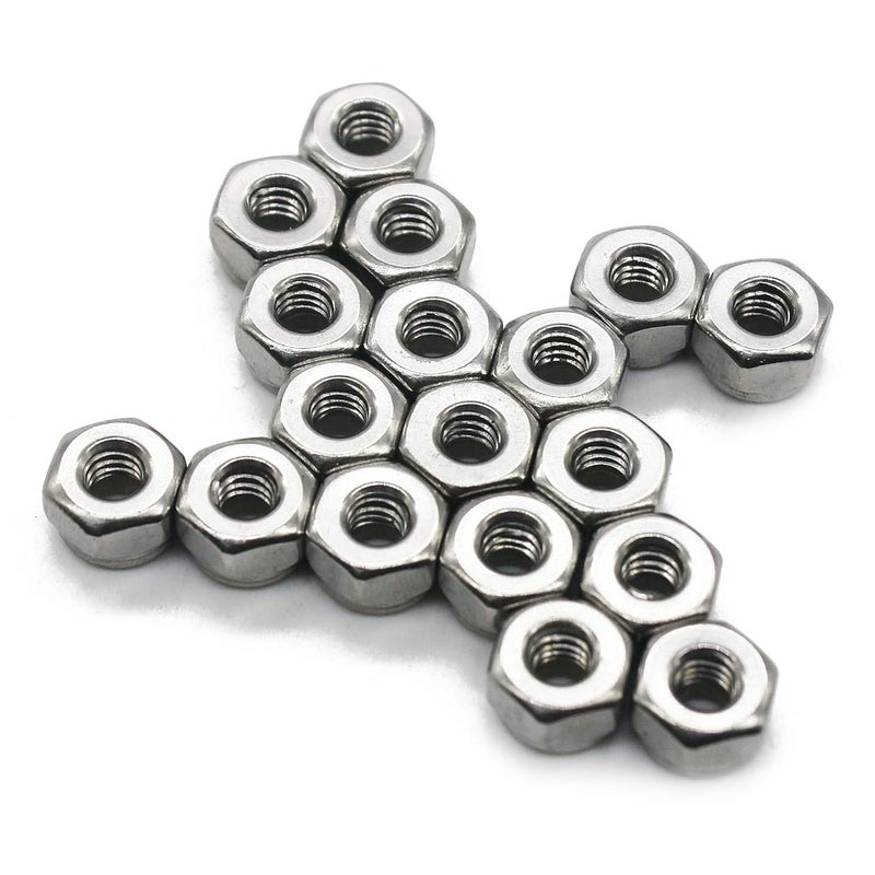 Fullerkreg #4-40 UNC Nylon Insert Lock Nut, 18-8 Stainless Steel, Plain (Pck of 100),by - Image 3