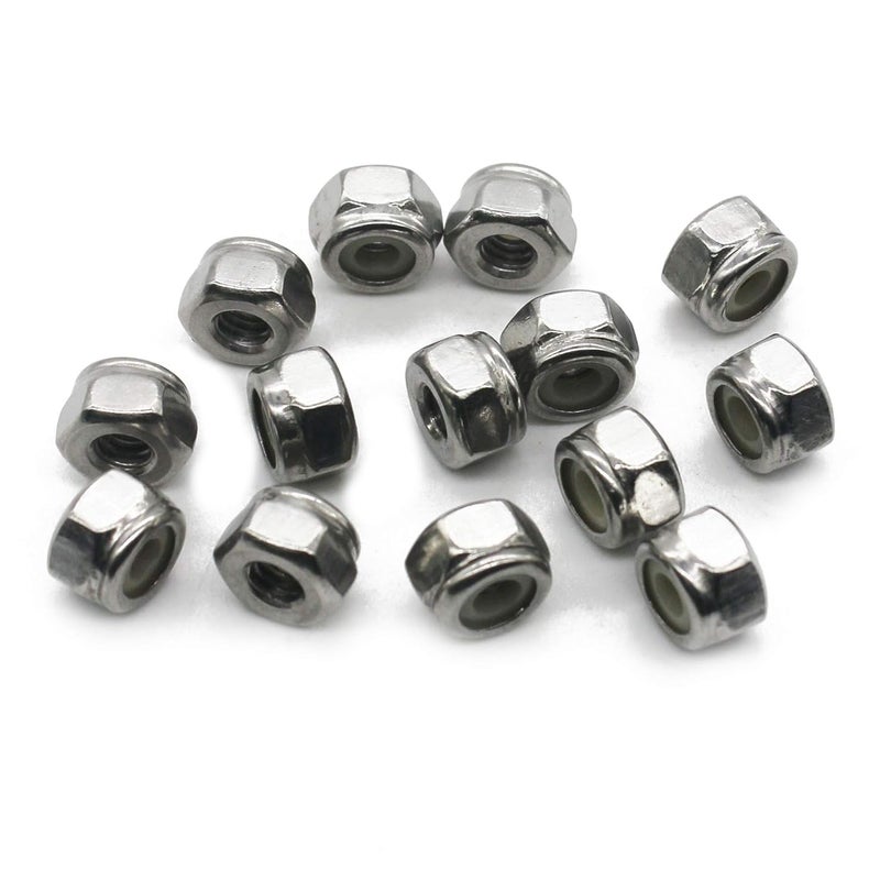 Fullerkreg #4-40 UNC Nylon Insert Lock Nut, 18-8 Stainless Steel, Plain (Pck of 100),by - Image 4