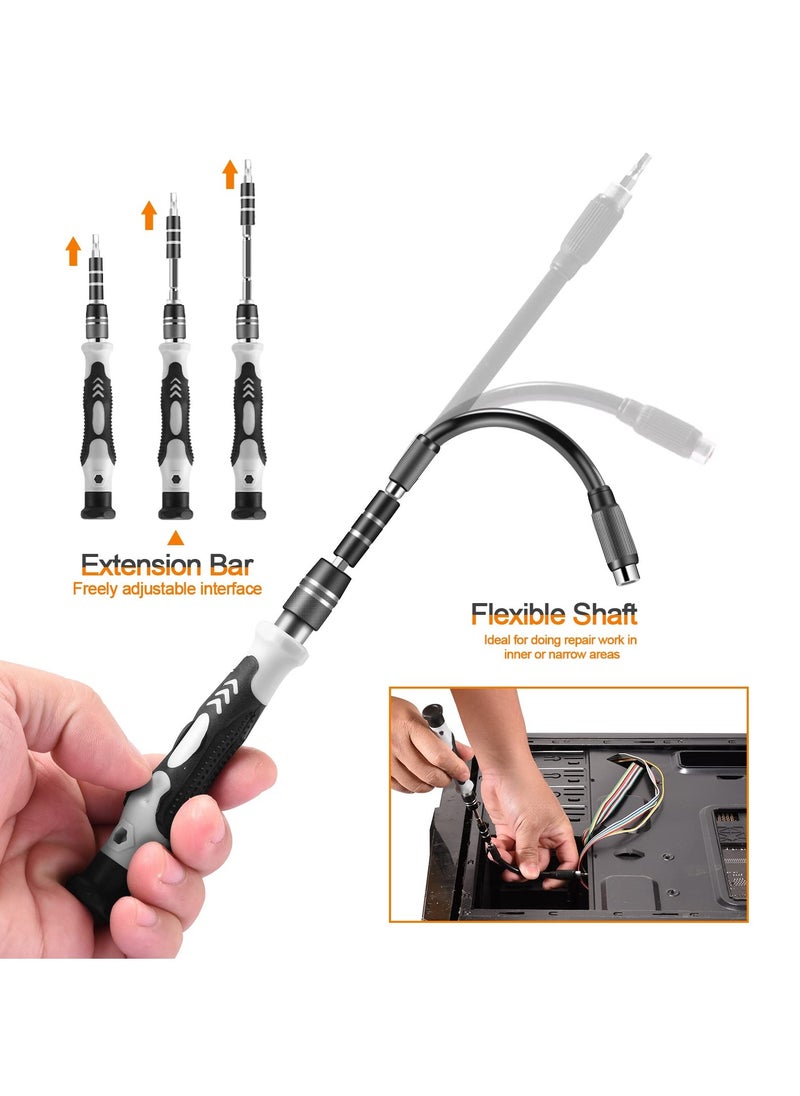 Arabest - Precision Screwdriver Set, Professional Grade 115 in 1 Magnetic Repair Tool Kit for Electronics, Computer, iPhone, Laptop, Game Console, Watch, Eyeglasses, Modding and DIY Projects - Image 1