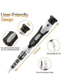 Arabest Precision Screwdriver Set, Professional Grade 115 in 1 Magnetic Repair Tool Kit for Electronics, Computer, iPhone, Laptop, Game Console, Watch, Eyeglasses, Modding and DIY Projects  - Image 2