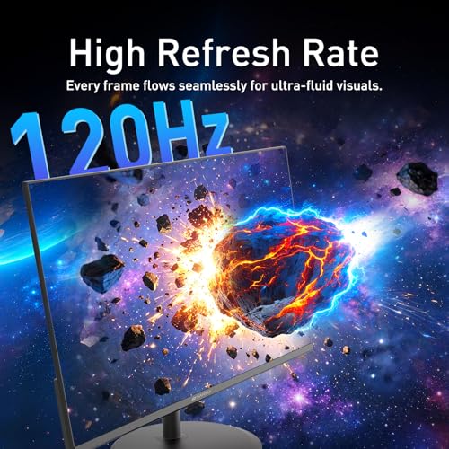 SANSUI 22 Inch 120Hz Monitor FHD Computer Monitor 40001 Contrast Ratio with Adaptive Sync HDR 100 sRGB HDMI x 2 VESA Mount Eye Care for HomeOffice ES22X3AH One HDMI Cable Included - Image 3