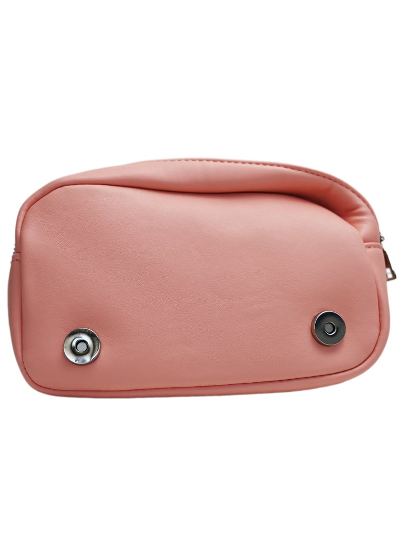 حقيبة كروس نسائية باللون الوردي، محافظ للنساء، حقيبة يد نسائية للمكتب، الخروج غير الرسمي، حقائب جانبية للنساء - Image 2