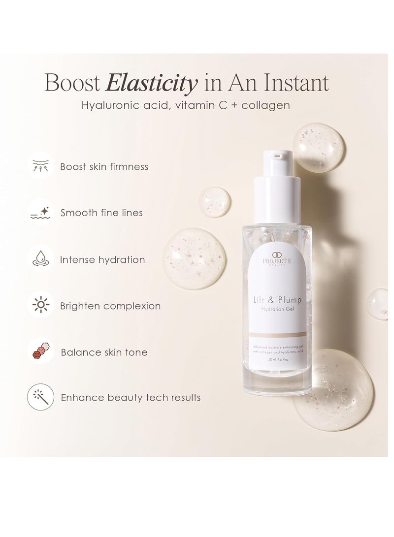 Project E Beauty Lift & Plump Hydration Gel by Project E Beauty | 24-Hour Hydration | Anti-Aging Pore Tightening Treatment | Hydrating & Moisturizing Facial Skincare | Fine Lines and Wrinkles | 50ml - Image 3