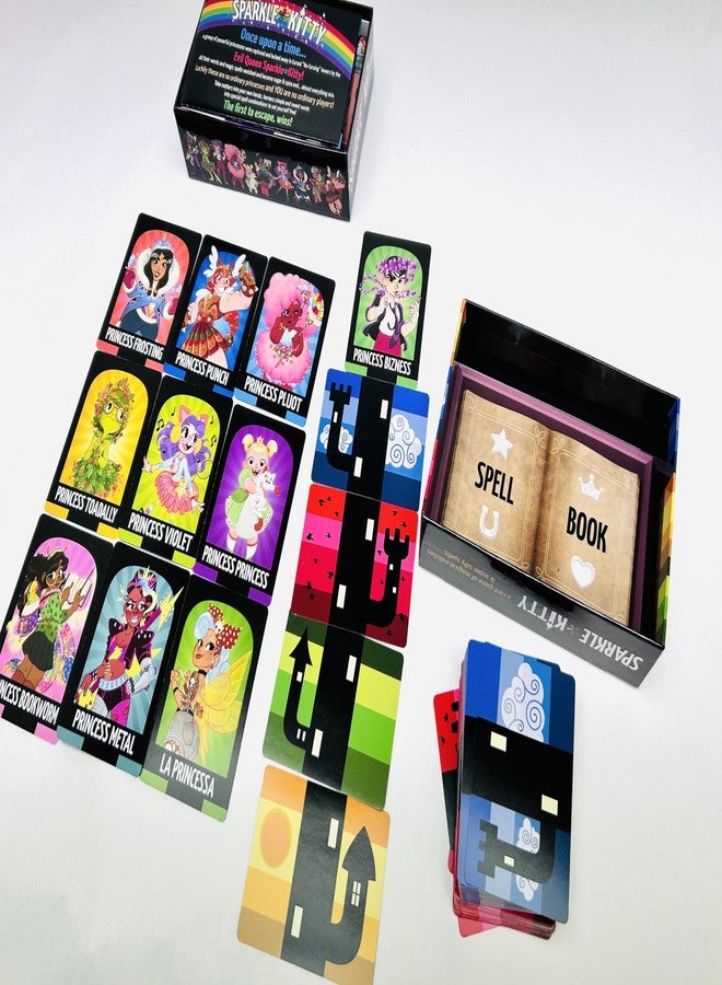 Breaking Games Sparkle Kitty Card Game - Perfect for Party Night - Fast & Fun, 4-8 Players, 13+, Princess Card Game-New - Image 3