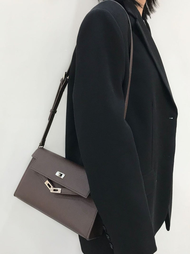2176 Simple Classic Palm Print Manhattan Kelly Underarm Small Square Bag 2023 New Shoulder Messenger Bag For Women - Image 4