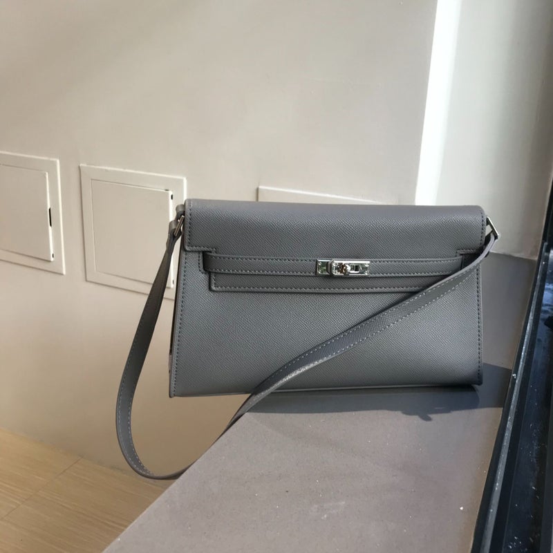 2176 Simple Classic Palm Print Manhattan Kelly Underarm Small Square Bag 2023 New Shoulder Messenger Bag For Women - Image 1