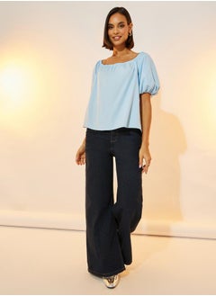 Take Two Mid Rise Wide Leg Jeans with Pockets  - Image 1