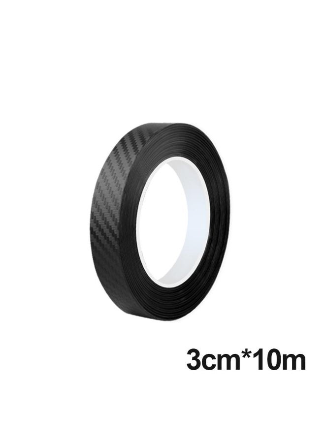 Seametal 3D DIY Car Sticker Protector Strip Black Carbon Fiber Auto Door Edge Sill Trunk Guard Anti Collision Scuff Protection - Image 3