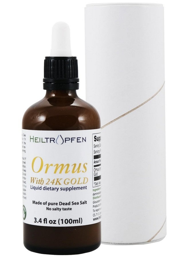 Heiltropfen Ormus with 24K Gold 3.4 Fl Oz - 100 ml | Concentrated Orme | Atomic Minerals | Heiltropfen® - Image 1