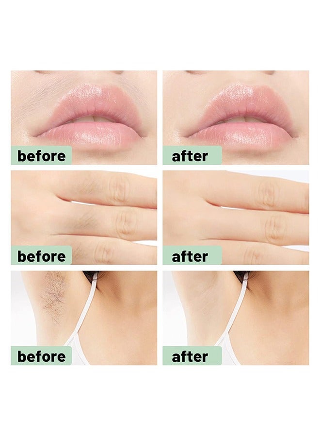 Hair Removal Wax Paper, 100 Pieces of Women's Lips Facial Wax Strips Lip Hair Beard Face Smooth Whitening Paste Ready-to-use Fast Hair Removal Patch for Arms, Legs, Armpit Hair, Eyebrow Hair, Etc. - Image 5