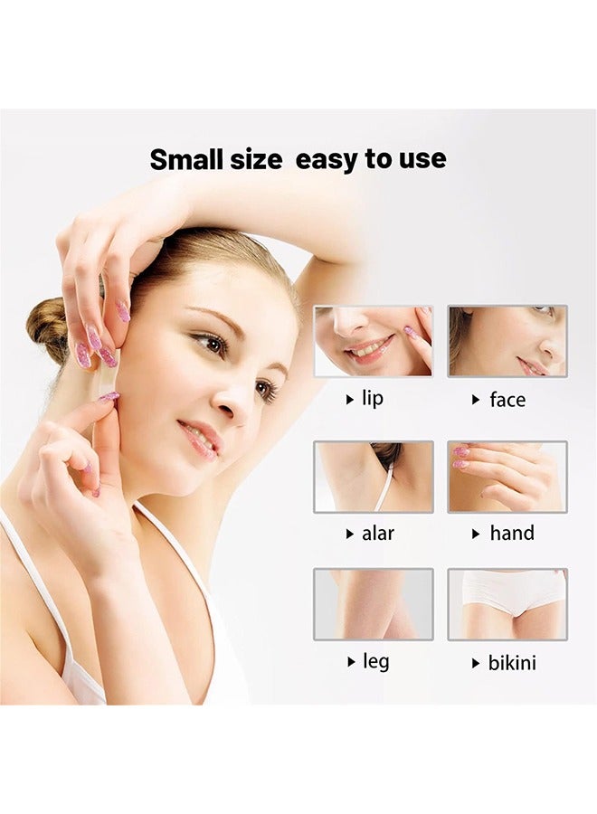 Hair Removal Wax Paper, 100 Pieces of Women's Lips Facial Wax Strips Lip Hair Beard Face Smooth Whitening Paste Ready-to-use Fast Hair Removal Patch for Arms, Legs, Armpit Hair, Eyebrow Hair, Etc. - Image 2