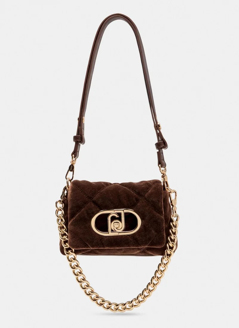 Liu Jo LaPuffy velvet crossbody bag