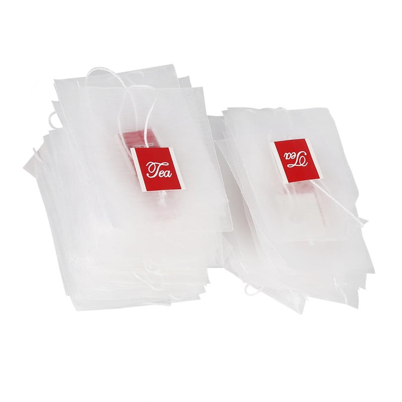 100Pcs Heat Resistant Nylon Tea Filter Bags With Drawstring For Loose Leaf Tea - Image 5