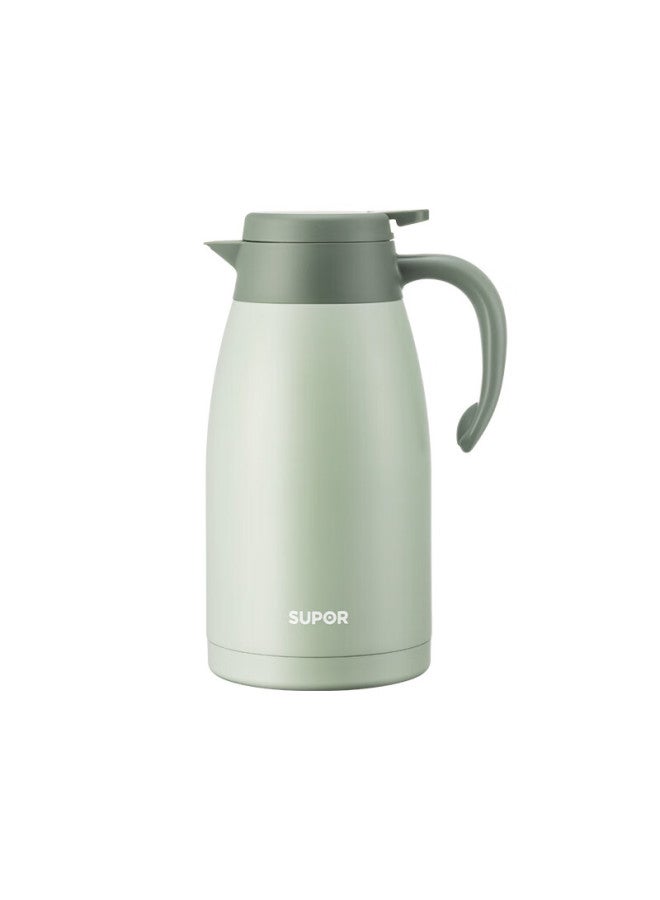 Supor Household Vacuum Insulated Thermos, Hot Water Bottle, Large Capacity, Hot Water Bottle, 304 Stainless Steel, 2.0l, Mint Green - Image 5