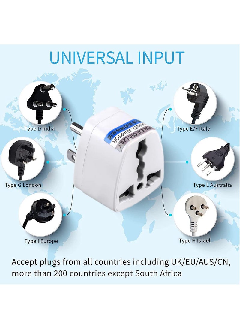 KAVANA KAVANA 3pcs TypeA US Converter Plug India to USA Universal Travel Adapter for USA Canada Mexico Brazil Philippines Cuba Thailand Taiwan Japan Panama etc  - Image 3