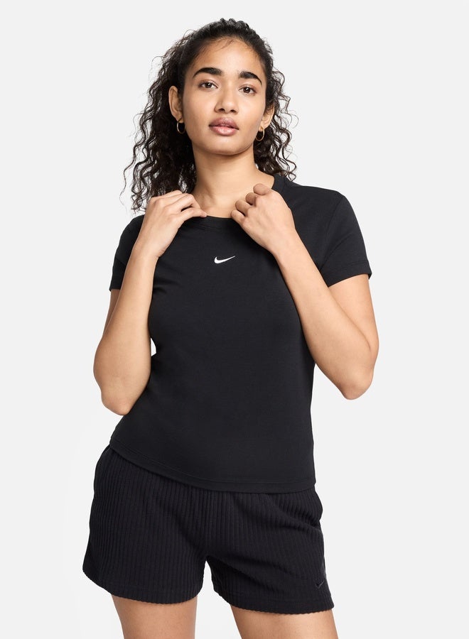 Nike Women’S Nike Sportswear Chill Knit Mid Crop - Image 1