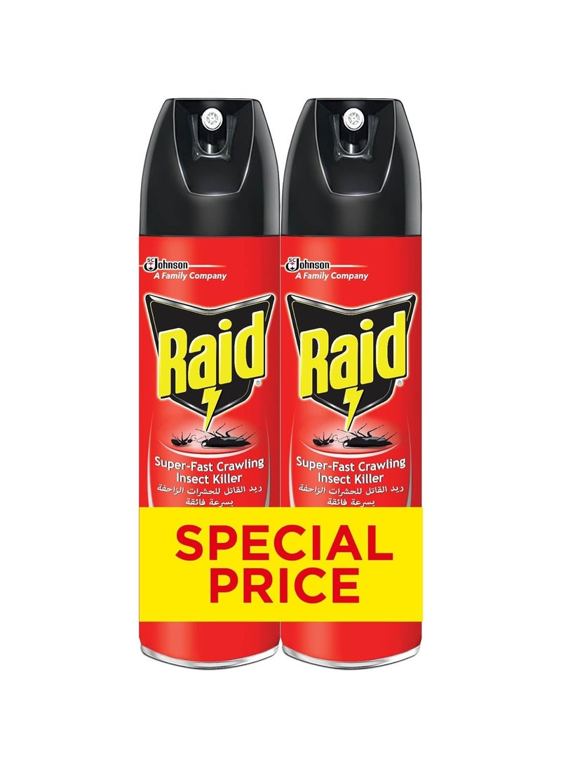RAID Cockroach And insect Killer Twin Pack 2 x 300ml  - Image 1