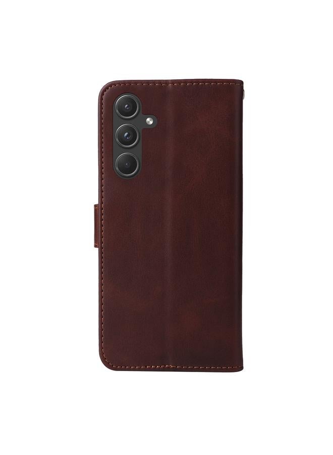 S-TOP Case For Samsung Galaxy A55 Classic Calf Texture Flip Leather Phone Case - Image 3