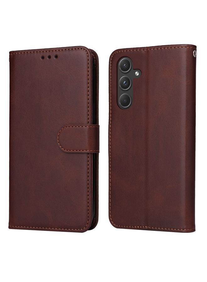 S-TOP Case For Samsung Galaxy A55 Classic Calf Texture Flip Leather Phone Case - Image 1