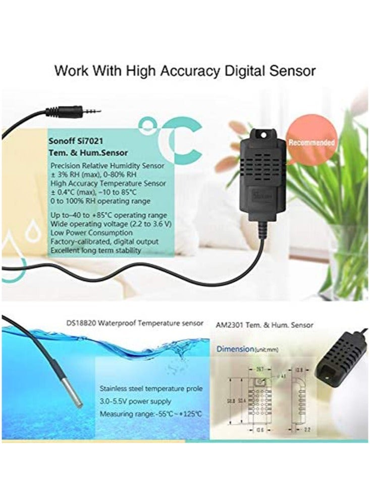 سونوف مستشعر درجة الحرارة والرطوبة  مع كابل 50 سم - Image 4
