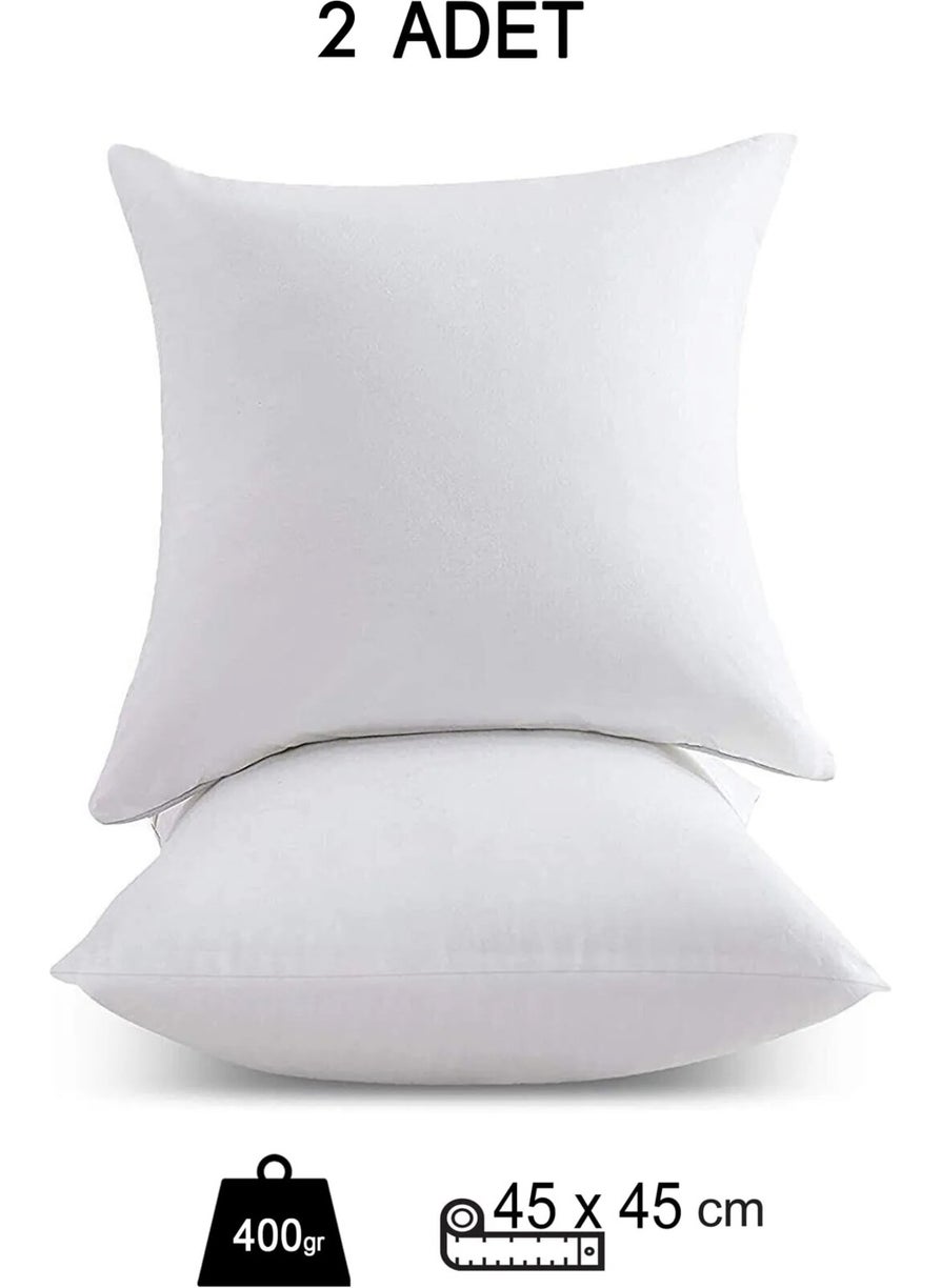 Favora - 2 Pieces Beaded Silicone Cushion Inner Pillow 400 Gr - Image 1