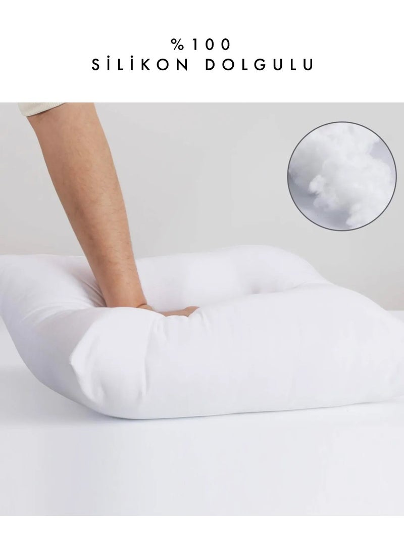 Favora - 2 Pieces Beaded Silicone Cushion Inner Pillow 400 Gr - Image 1