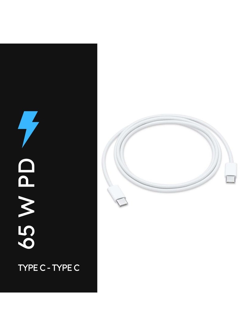 AK KEMCO Type C to Type C Charging Cable Data Cable Pd Cable 1 meter C 65W to C Cable  - Image 2