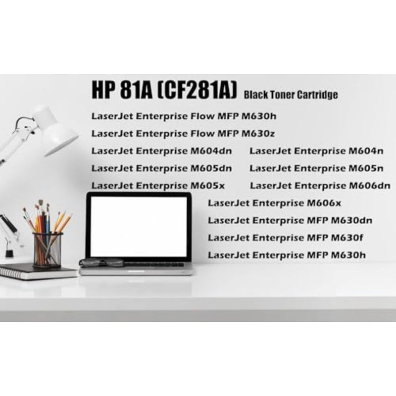 خرطوشة حبر طابعة ليزر مكتبية: بلاستيك معاد تدويره، أسود، عالي الإنتاجية متوافق مع HP Enterprise MFP M604/M605/M630h/M630dn/M630f/M630z/M606 - Image 2