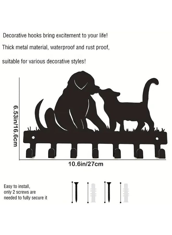 GG26 خطاف حائط ديكور، حامل مفاتيح معدني إبداعي لتخزين المنزل والمرآب - Image 1