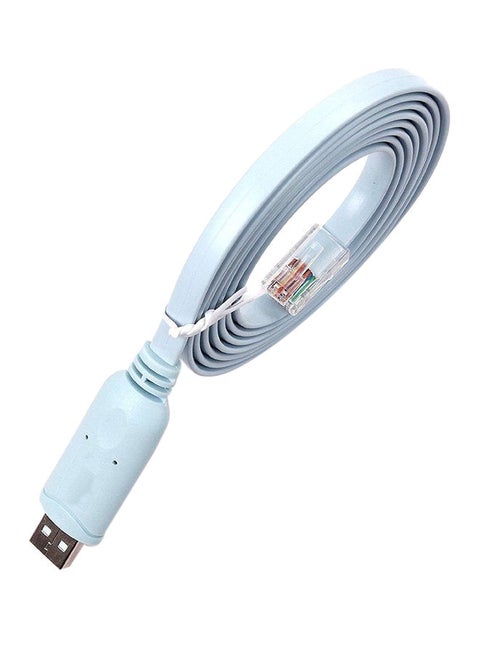 كابل كونسول USB لأجهزة راوتر سيسكو أزرق فاتح