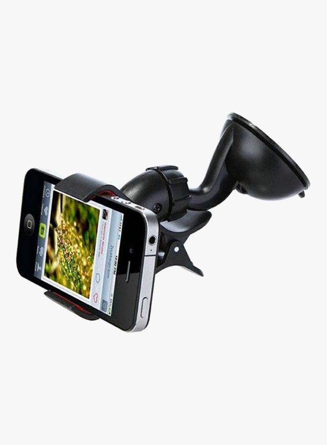 NIBEMINENT Car Windshield Mount Holder Stand Black  - Image 2