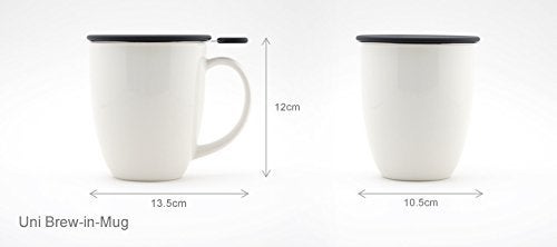 FORLIFE Uni Brew-in-Mug with Tea Infuser and Lid, 16-Ounce, Mandarin - Image 3