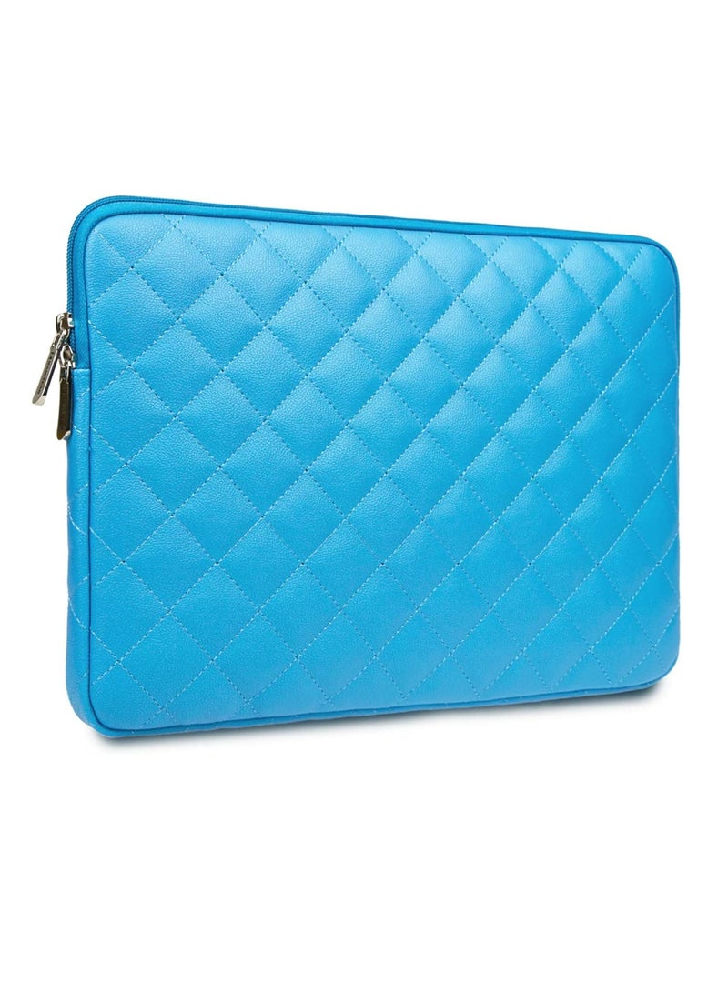 Barakah 13 Inch Laptop Bag, PU Leather Laptop Case Compatible with Compatible with New 13.6" M2 A2681 13.3 A2338 MacBook Air Pro M1 A2337 A2159 A2179 A2251 A2289, Computer Bag (Blue) - Image 1