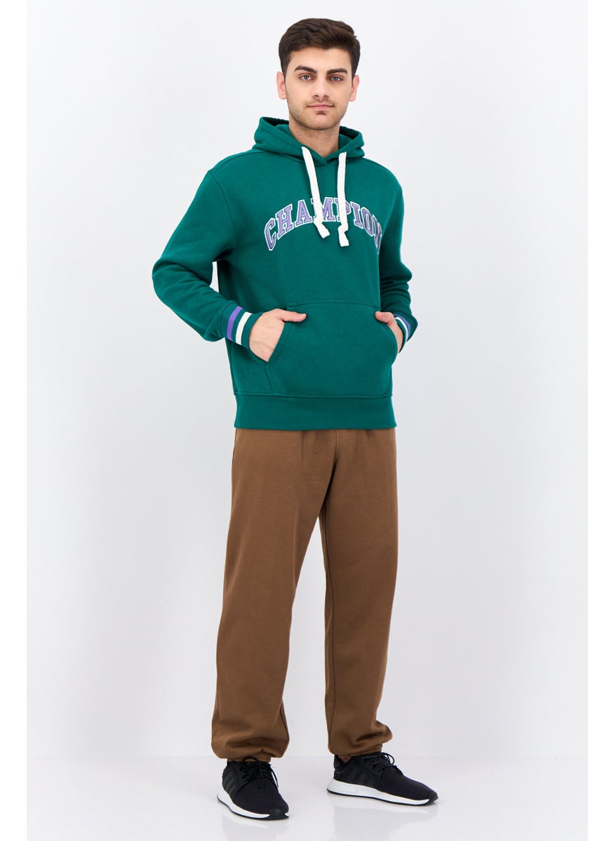 Champion Men Sportswear Fit Long Sleeves Running Sweatshirt, Green  - Image 4