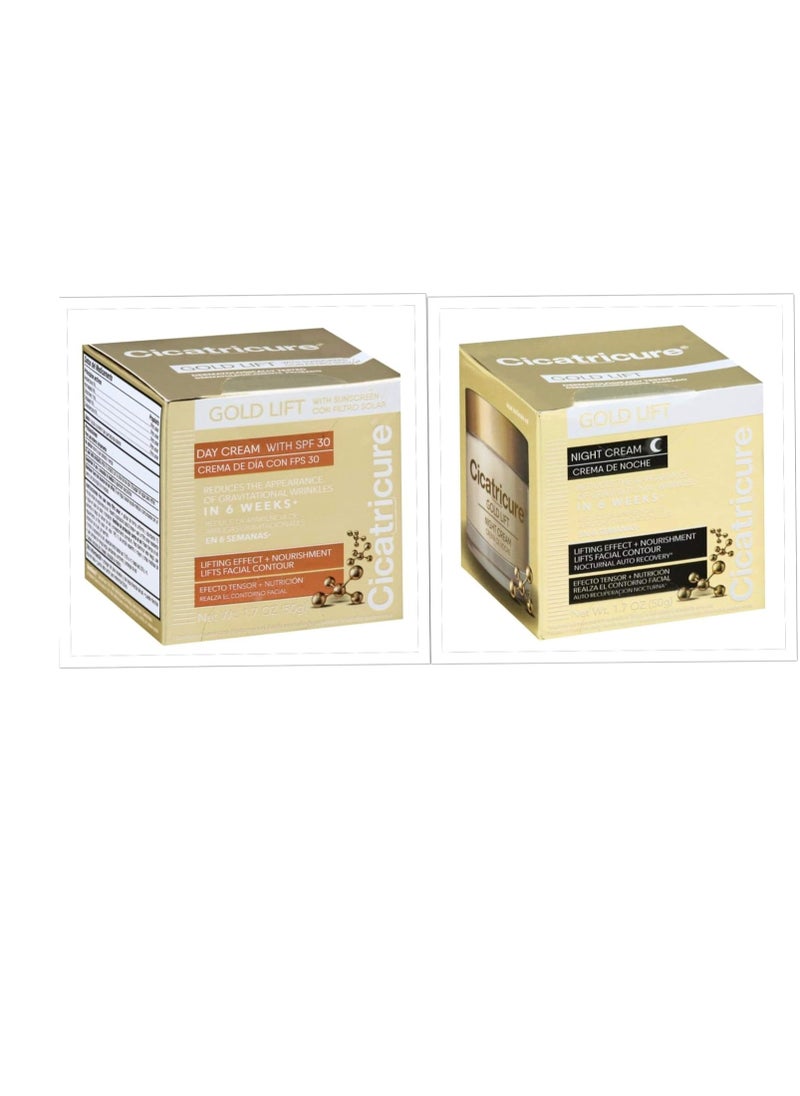 CICATRICURE - Cicatricure Gold Lift Crema De Dia Y Noche - Kit Completo 50g ea - Image 1