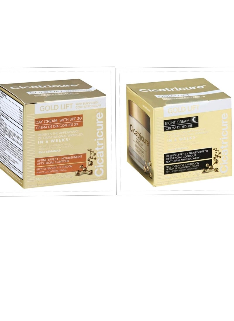 CICATRICURE - Cicatricure Gold Lift Crema De Dia Y Noche - Kit Completo 50g ea - Image 1