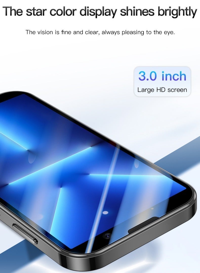 SOYES XS18 Pro Mini Smartphone, 3.0 Inch HD Screen, Android Quad-Core Dual SIM Mobile Phone, Face Recognition, 2GB RAM 16GB Storage, Compact Smart Mini Cell Phone (Blue) - Image 5