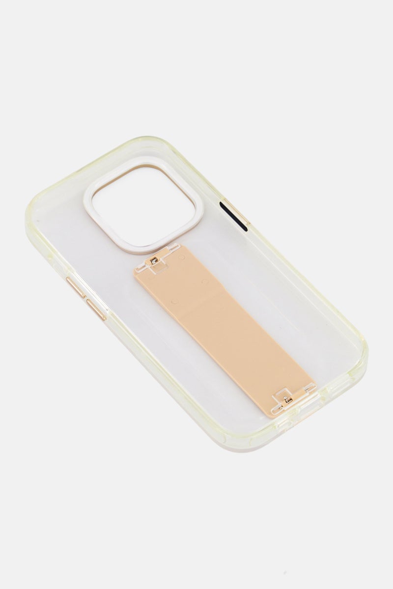 LEVELO iPhone 14 Pro Graphia Magnetic Silicone Grip Phone Case , Transparent - Image 3