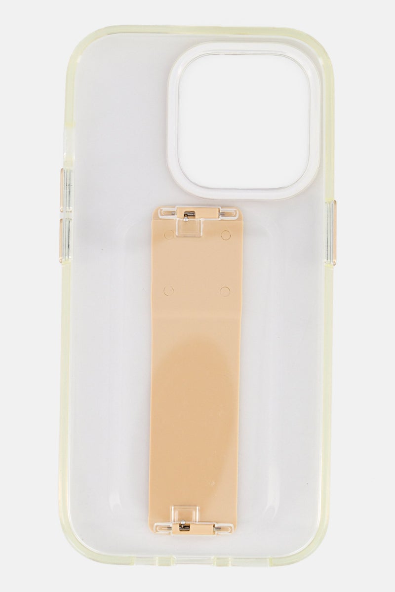 LEVELO iPhone 14 Pro Graphia Magnetic Silicone Grip Phone Case , Transparent - Image 2