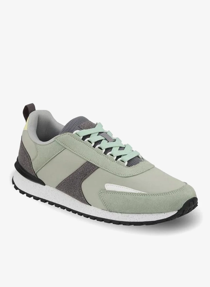 LBL By Shoexpress Men Textured Lace-Up Ankle Sneakers