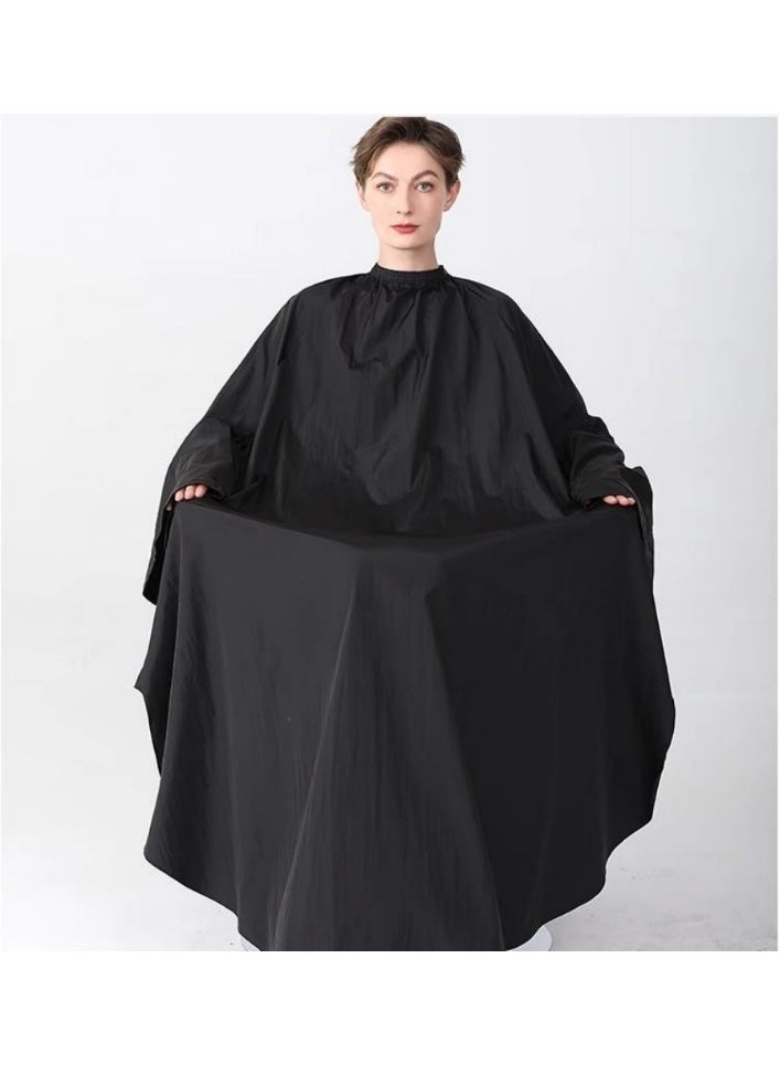 Barber waterproof apron, adjustable salon barber robe, unisex hair cutting apron, hair dyeing apron, suitable for hairstyle design 140*120 cm (56*47 inches). - Image 1
