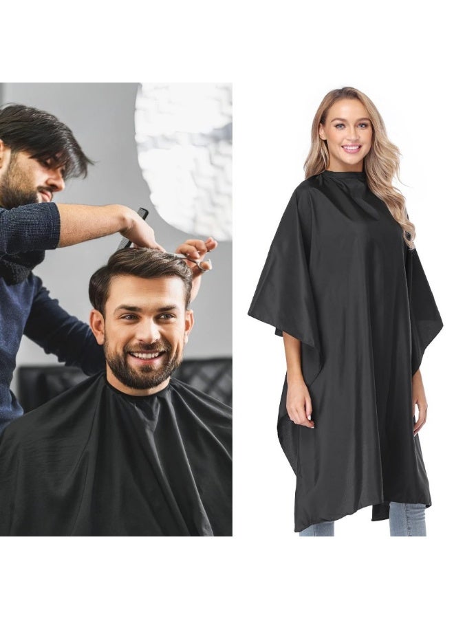 Barber waterproof apron, adjustable salon barber robe, unisex hair cutting apron, hair dyeing apron, suitable for hairstyle design 140*120 cm (56*47 inches). - Image 4