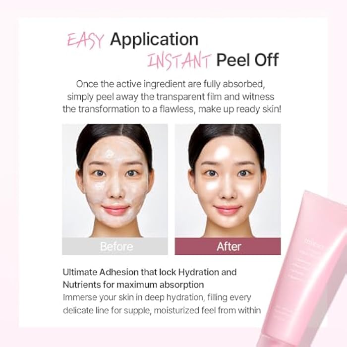 mixsoon Collagen Glass Skin Mask - Hydrating and Firming Collagen Wrapping Peel Off Mask, Low Molecular Collagen, Radiant Smooth Finish for Glowing Skin 80ml / 2.71 fl.oz. Korean Glass Skin Care - Image 4