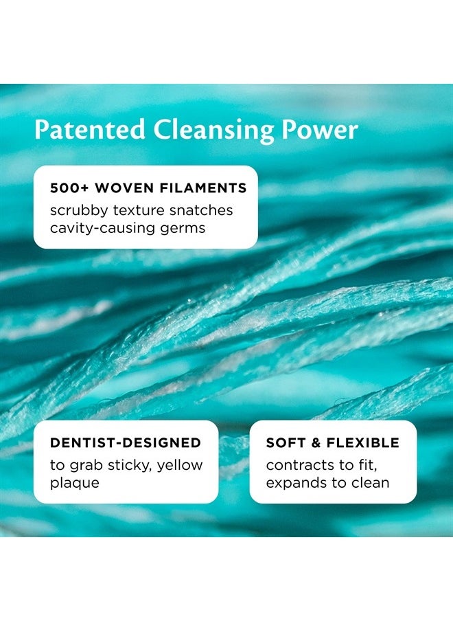 Cocofloss Woven Dental Floss, Dentist-Designed Oral Care, Strawberry Scent, Waxed, Expanding, Kid-Friendly String Floss with Coconut Oil, 1 Spool (33 yd)  - Image 3