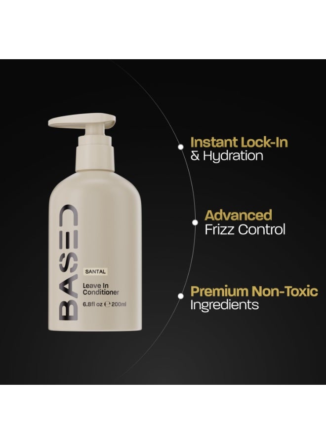 Based Leave-In Conditioner, Instant Frizz Control, Hydrates & Nourishes Hair, Premium Leave-In Conditioner for Men, Healthy Frizz-Free Hair in Minutes (6.8 Fl Oz Pack of 1) - Image 3