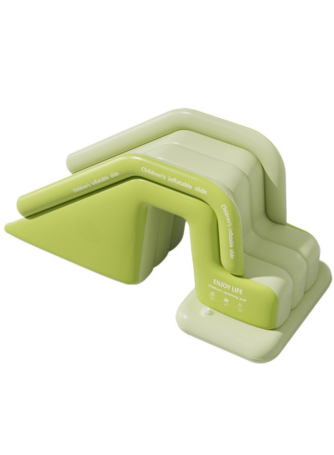 general Vibrant Green Foldable Inflatable Slide, Specially For Inflatable Pools，indoor Outdoor - Image 1