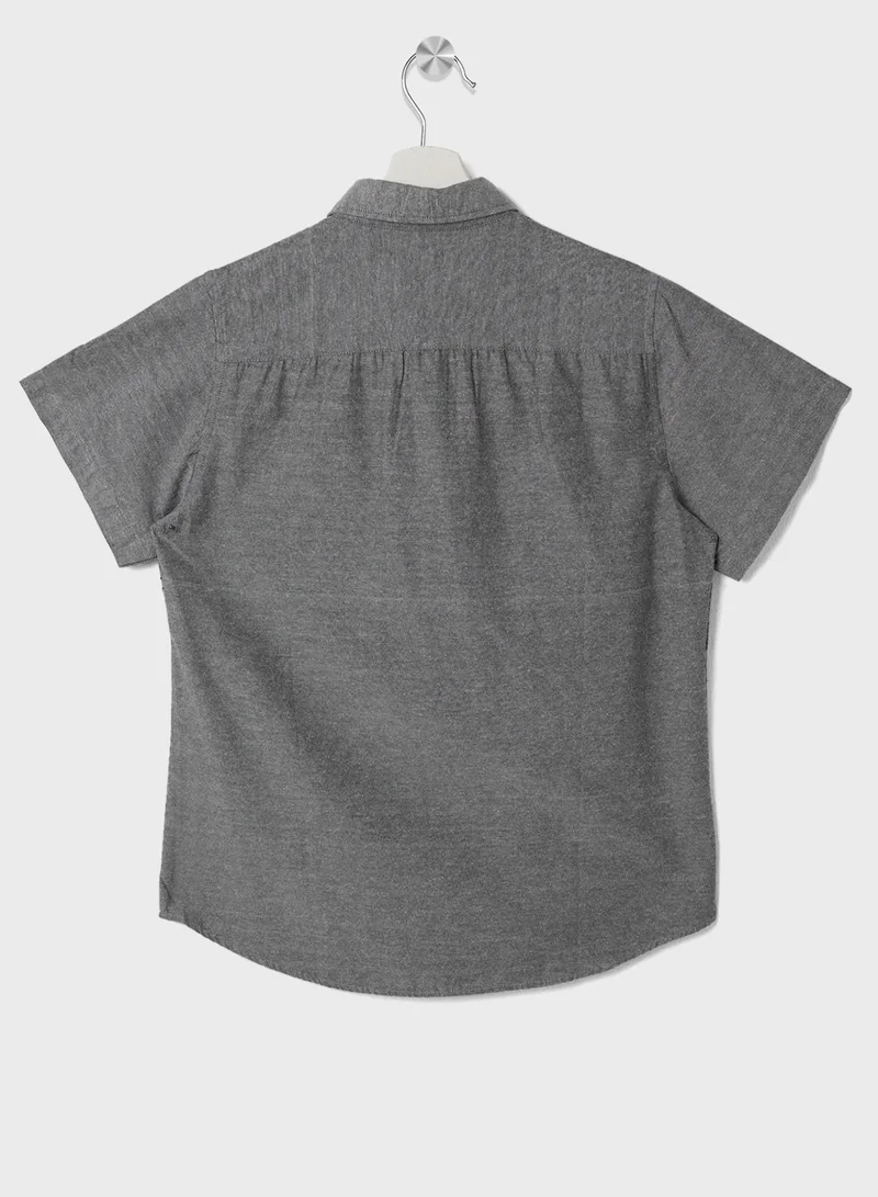 Robert Wood Short Sleeve Slim Fit Oxford