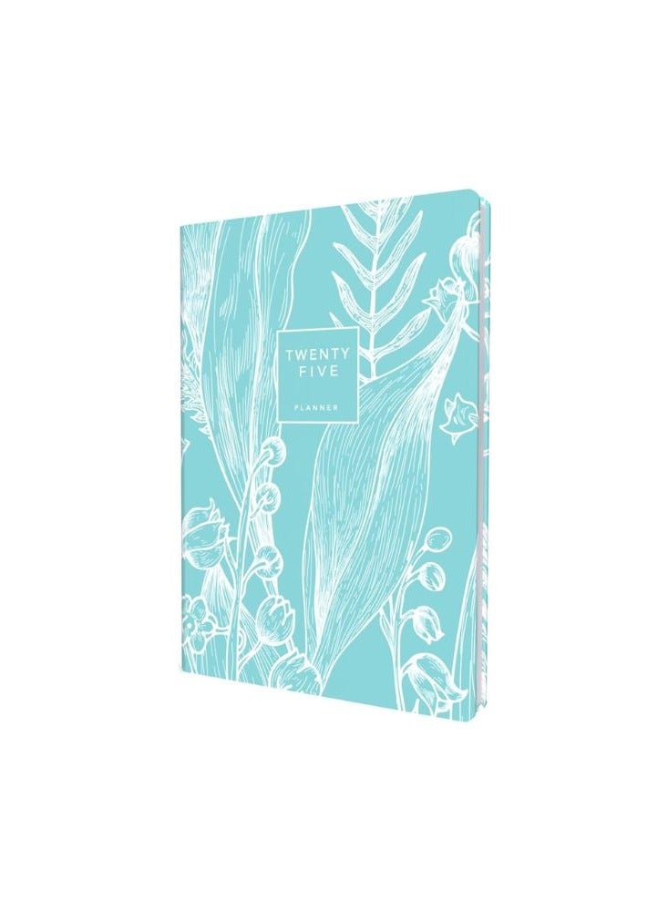 Collins Collins Tara 2025 Diary - A5 Day to Page Journal (with Appointments) - Teal - (TA151.53-25) - Daily Planner with Wear & Tear Resistent Hardback Cover  - Image 1