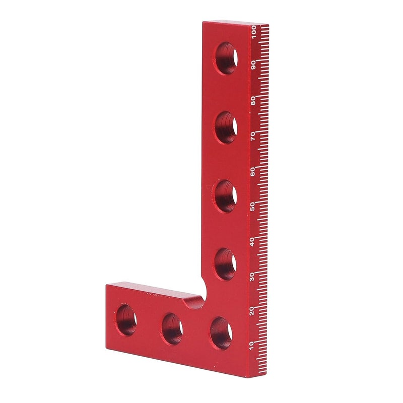 Aluminum Alloy Square Center Finder Tool Rustproof Woodworking Carpenter Ruler - Image 1